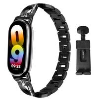 Strap for Xiaomi Mi Band 8 9 10, Stainless Steel Material, Metal Wistband Bracelet for mi band 8 9 juoda