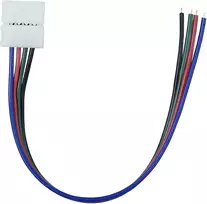 Orno Złączka RGB LED jungtis 10 mm, vienpusė, su laidu