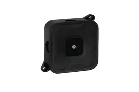 Tuščia ant paviršiaus montuojama dėžutė su 4 įvadais VIPLAST VP-2 Juodas IP44 85x85x35mm 027-05