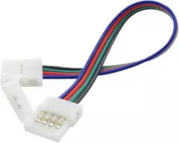 Orno Złączka RGB LED jungtis 10 mm, dvipusė, su laidu