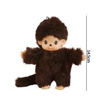 Monchhichi Key Ring Pendent Plush Adorable Cartoon Doll Backpack Ornaments Mengqiqi Bag Charms Plush Monkey Keyrings Birthday Gift
