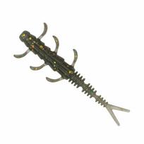 Soft Lures 0.35g/40mm TPE Fishing Lures TPE Worm Shape Silicone Artificial Baits Soft Material Mini Worm Baits Pesca Sport juoda