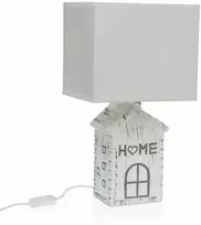 Stalinė lempa Versa Balta Keramikinis 40 W 64,1 x 36,5 cm