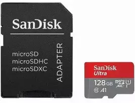 SanDisk Ultra Light microSDXC 128GB + SD Adapter Memory Card