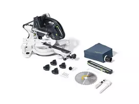 Akumuliatorinis traukiamas skersinio pjovimo pjūklas Festool KSC 60 EB-Basic | 577775 (be akumuliatoriaus ir pakrovėjo)