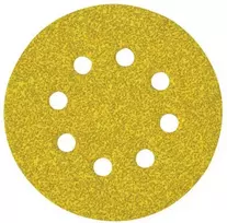 DEWALT ŠVITRINIO POPIERIAUS DISKAS SU VELCRO 125 mm P240 / 10 vnt.