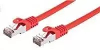 C-TECH kabelio pataisos laidas Cat6, FTP, raudonas, 1m