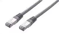 C-TECH kabelis patchcord Cat5e, FTP, pilkas, 20m
