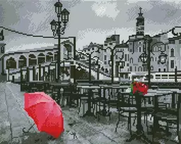 Deimantinė mozaika Rožės Venecijos kavinėje 40x50 cm