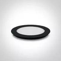 12W LED įleidžiama panelė, juoda, 3000K, 10112FA/B/W