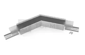 LED juostos profilio VARIO30-02 135 laipsnių kampinis sujungimas, anoduotas aliuminis