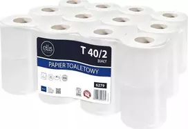 Ellis Tualetinis popierius T40/2 baltas 24 vnt. 6279