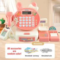Simulation Supermarket Cash Register Set With Calculator Parent-child Interactive Play House Toy Kids Birthday Christmas Gifts