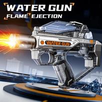 Electric Water Gun Blaster Automatic Multi-S Shooting Water Dartle Led Large Capacity Water POOL Beach Play Toy for Kids Boys pilka spalva