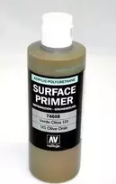 Vallejo U.S. Alyvuogių lašinukai 200 ml. Vallejo Surface Primer universalus akrilo gruntas
