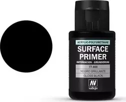 Vallejo Metal Color 77660 Gloss Juodas Primer universalus