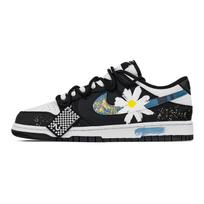 Nike Dunk Interlude Charm Abrasion Resistant Low top Skateboard Shoes Unisex Blue White Black DD1391-100(Team773-) 40