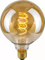 Italux 4W LED lemputė, G125, E27, gintaro sp., 2200K, dimeriuojama