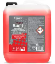 Stiprus koncentratas sanitarinių patalpų, plytelių, vonių, pisuarų, praustuvų, CLINEX PROFIT Sanit 5L valymui