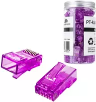 Spacetronik RJ45 kištukas, pralaidumas, 6 kat. UTP PT-RJ456UP-1, 100 vnt.