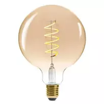 Atmosphera Dekoratyvinė LED lemputė SOFT ABER, G125 4W, gintaro spalva