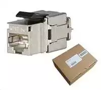Solarix MULTIPACK 24 vnt - greito pjovimo kertinis akmuo CAT5E STP RJ45 juodas SXKJ-5E-STP-BK-NA