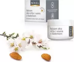 Nikel NIKEL, giliai drėkinantis akių ir lūpų balzamas su migdolų aliejumi, 15 ml