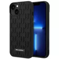 Karl Lagerfeld KLHCP14MRUPKLPK iPhone 14 Plus 6.7" hard case, black | 3D Monogram