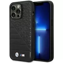 BMW IPhone 14 Pro 6.1" Black Bi Pattern Case