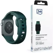 3mk silikoninė apyrankė Apple Watch 42 / 44 / 45 / 49 mm - žalios spalvos