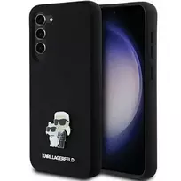 Karl Lagerfeld KLHCS23MSMHKCNPK S23+ S916 hardcase black | black Silicone Karl AND Choupette Metal Pin