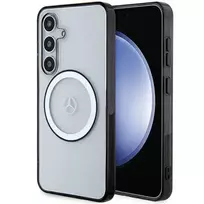 Mercedes MEHMS24S23HUOKC S24 S921 transparent hardcase with printed logo and MagSafe compatibility