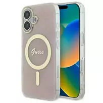 GUESS GUHMP16MH4STP iPhone 16 Plus 6.7" pink hardcase IML 4G MagSafe