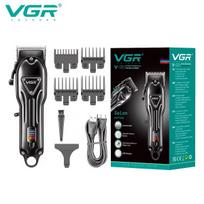 VGR Hair Trimmer Professional Barber Adjustable Hair Cutting Machine Electric Hair Clipper Digital Display Trimmer for Men Home razor shaver V-051 juoda
