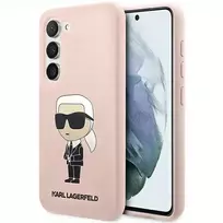 Karl Lagerfeld KLHCS23SSNIKBCP S23 S911 hardcase pink | pink Silicone Ikonik