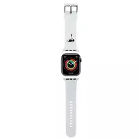 Karl Lagerfeld Apple Watch strap 3D Rubber Karl Head, white, 42|44|45|49mm