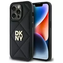 DKNY DKHCP14XPQDSLK iPhone 14 Pro Max 6.7" black | Quilted Stack Logo