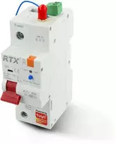 Tuya - vienfazis WiFi saugiklis su energijos skaitikliu - 1P 63A - RTX WCB63-1P