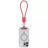 Skinarma Universal wrist lanyard 2-in-1 cable Dyno Ve USB-C|USB-C red