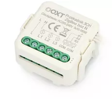 Tuya – 3 kanalų mini relė be N – ZigBee – Android/iOS programa – OXT SWTZ33