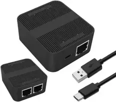 Oem RJ45 tinklo kabelio skirstytuvas – nuo 1 lizdo iki 2 RJ-45 lizdų
