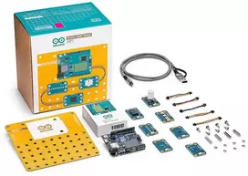 Arduino Plug and Make Kit – Arduino Uno R4 WiFi rinkinys ir 7 Qwiic moduliai – AKX00069