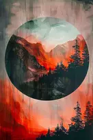 Paveikslas SAULĖLYDŽIO MEDITACIJA