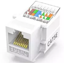 Keystone RJ45 UTP CAT5E Keystone lizdas – LAN UTP lizdas be įrankių