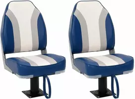 Valties sėdynės su kojomis su 360° pasukimo mechanizmais, 2vnt.