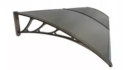 Stogelis virš durų Metal-gum, 200x100 cm, rudas