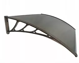 Stogelis virš durų Metal-gum, 120x100 cm, rudas