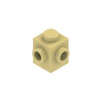 BRICK 1X1, W/ 2 KNOBS 50pcs, CORNER Modified Compatible 26604 Self-Locking Bricks Building Blocks Toys Accessories 50pcs