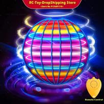 Spinning Ball Black Technology Flying Ball Magic LED Light Spinning Ball Stress-relieving Toy Children's Christmas Gift