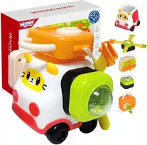 WOOPIE BABY Montessori manipuliacinis konstruktorius Katino automobilis 1